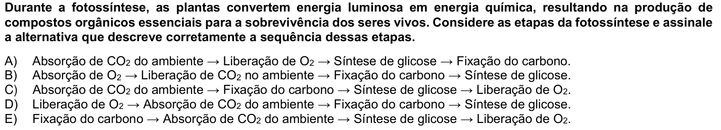 Questão 29 no caderno 1ª fase da UFPR 2024