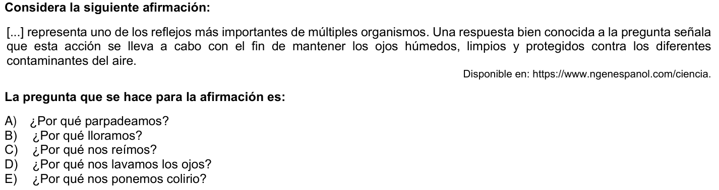 Questão 89 no caderno 1ª fase da UFPR 2024