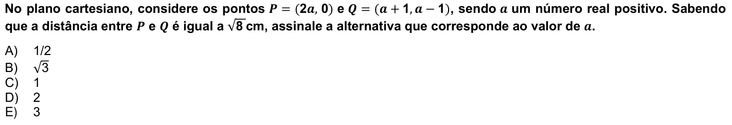 Questão 3 no caderno 1ª fase da UFPR 2025