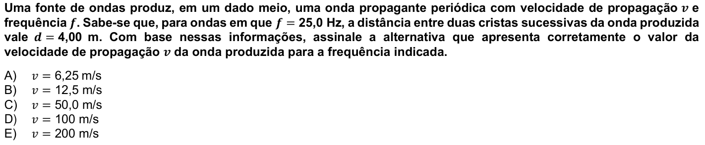 Questão 15 no caderno 1ª fase da UFPR 2025
