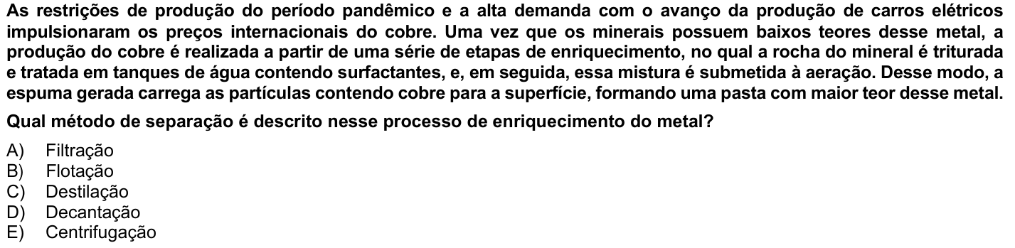 Questão 19 no caderno 1ª fase da UFPR 2025