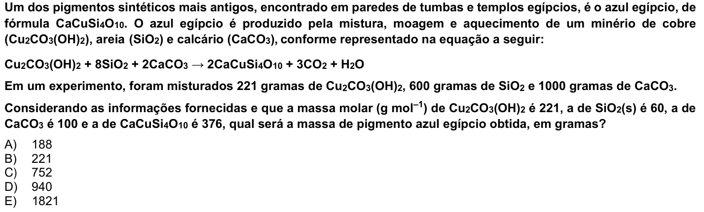 Questão 22 no caderno 1ª fase da UFPR 2025