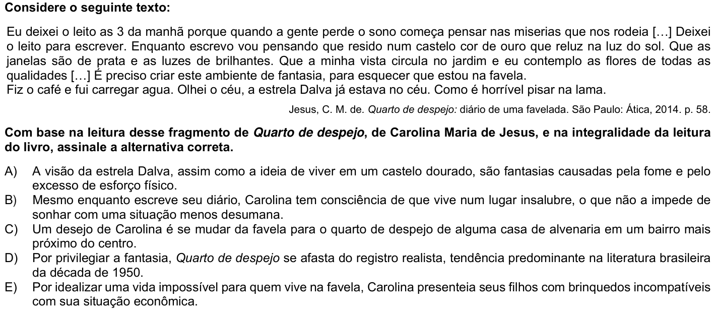Questão 70 no caderno 1ª fase da UFPR 2025