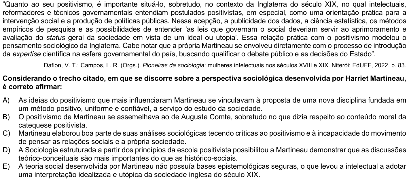 Questão 79 no caderno 1ª fase da UFPR 2025