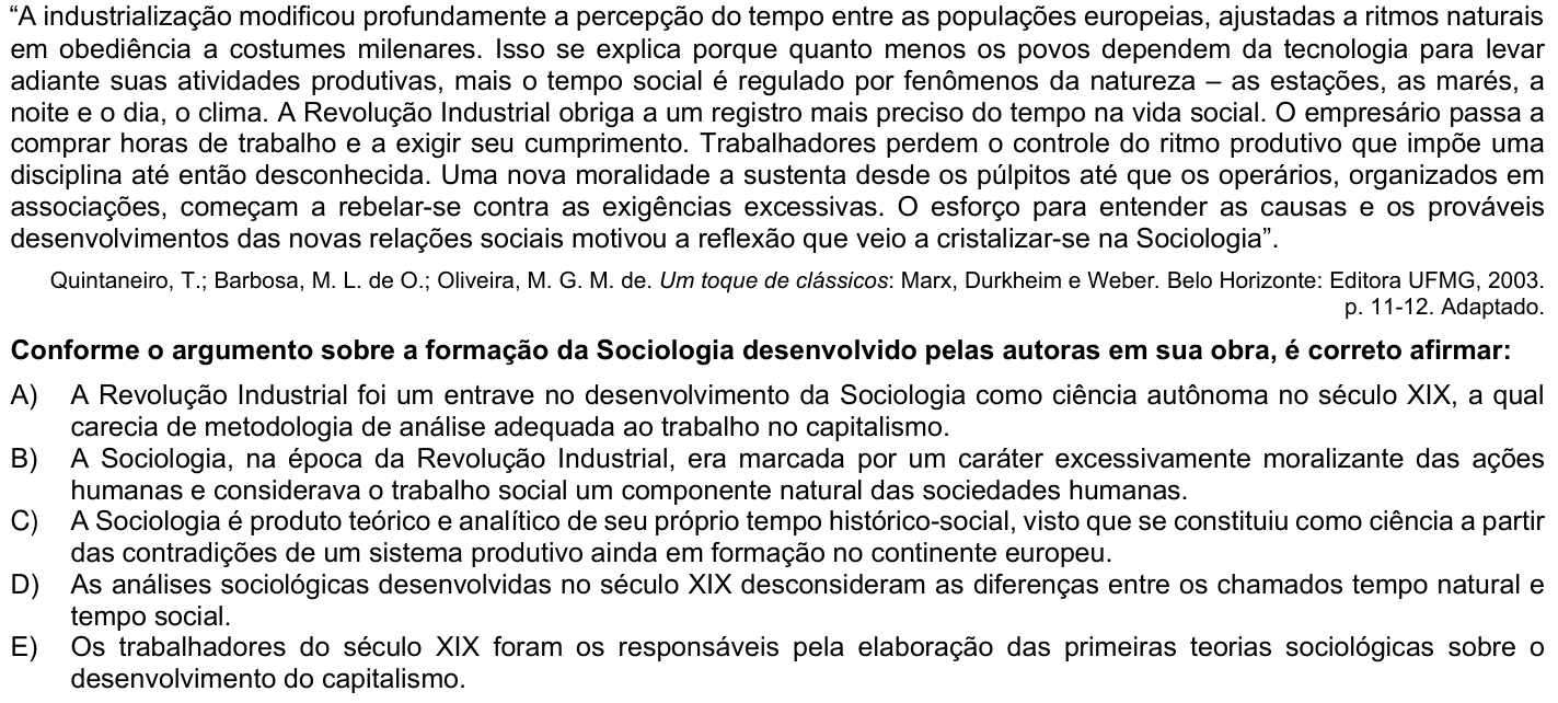 Questão 81 no caderno 1ª fase da UFPR 2025