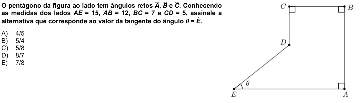 Questão 4 no caderno 1ª fase da UFPR 2026