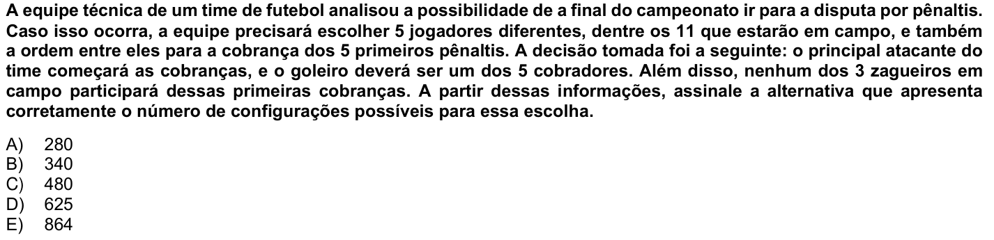 Questão 6 no caderno 1ª fase da UFPR 2026