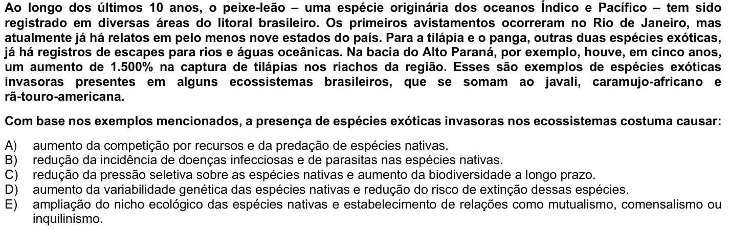 Questão 32 no caderno 1ª fase da UFPR 2026