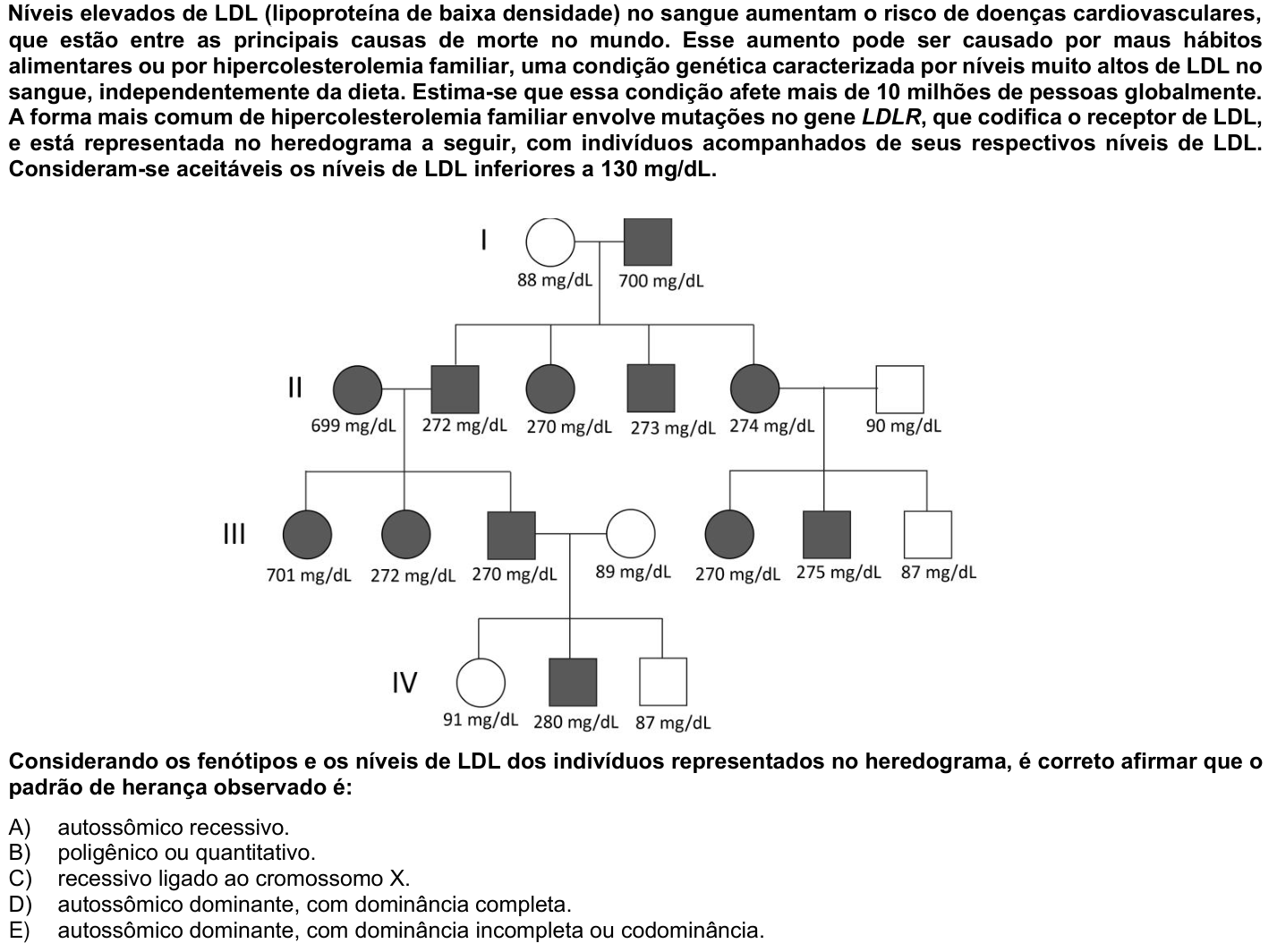 Questão 35 no caderno 1ª fase da UFPR 2026