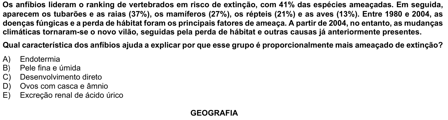 Questão 36 no caderno 1ª fase da UFPR 2026