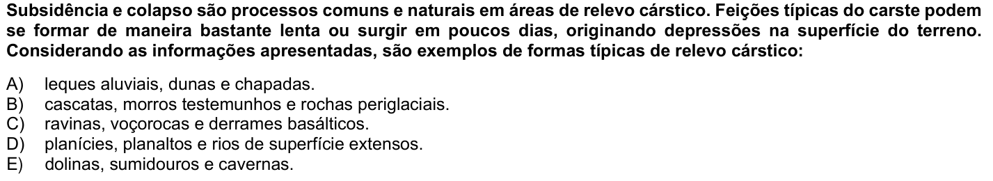 Questão 39 no caderno 1ª fase da UFPR 2026