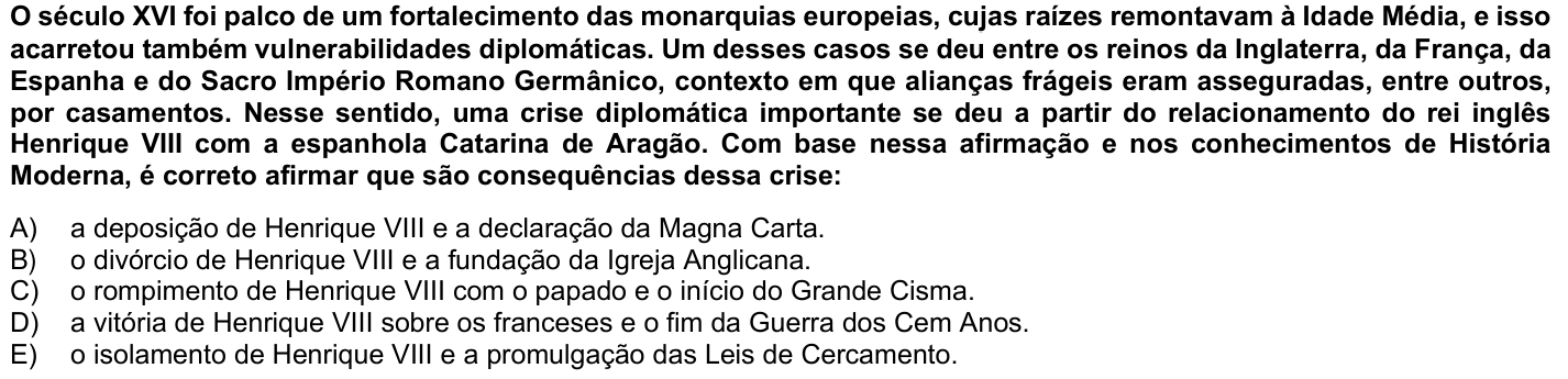 Questão 48 no caderno 1ª fase da UFPR 2026