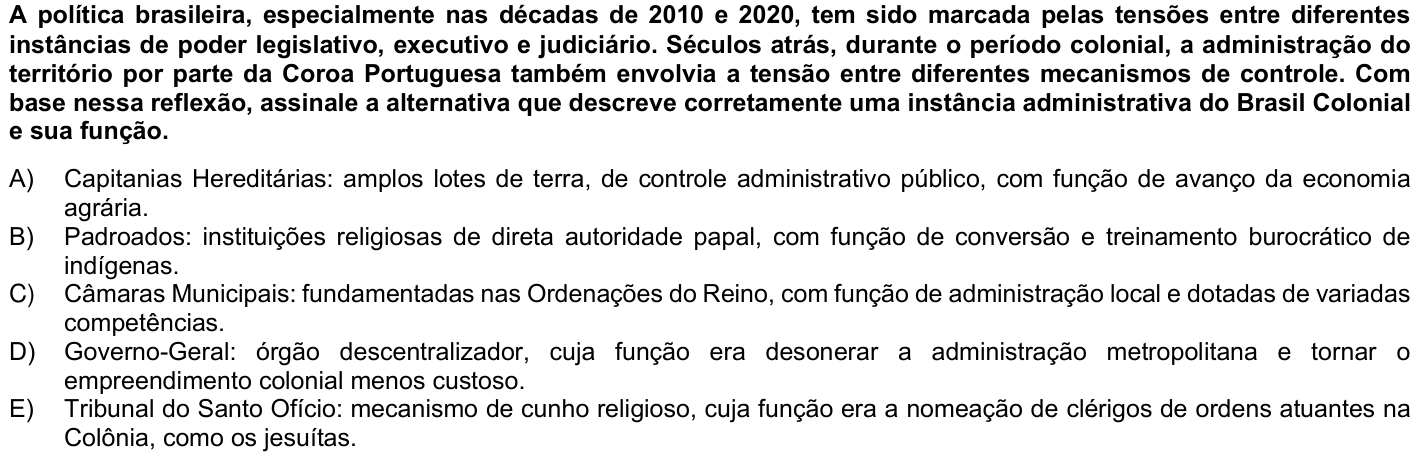 Questão 49 no caderno 1ª fase da UFPR 2026