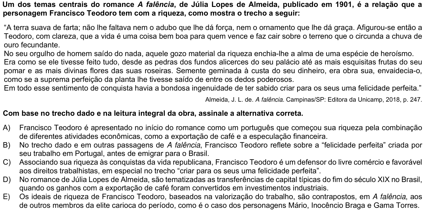 Questão 68 no caderno 1ª fase da UFPR 2026