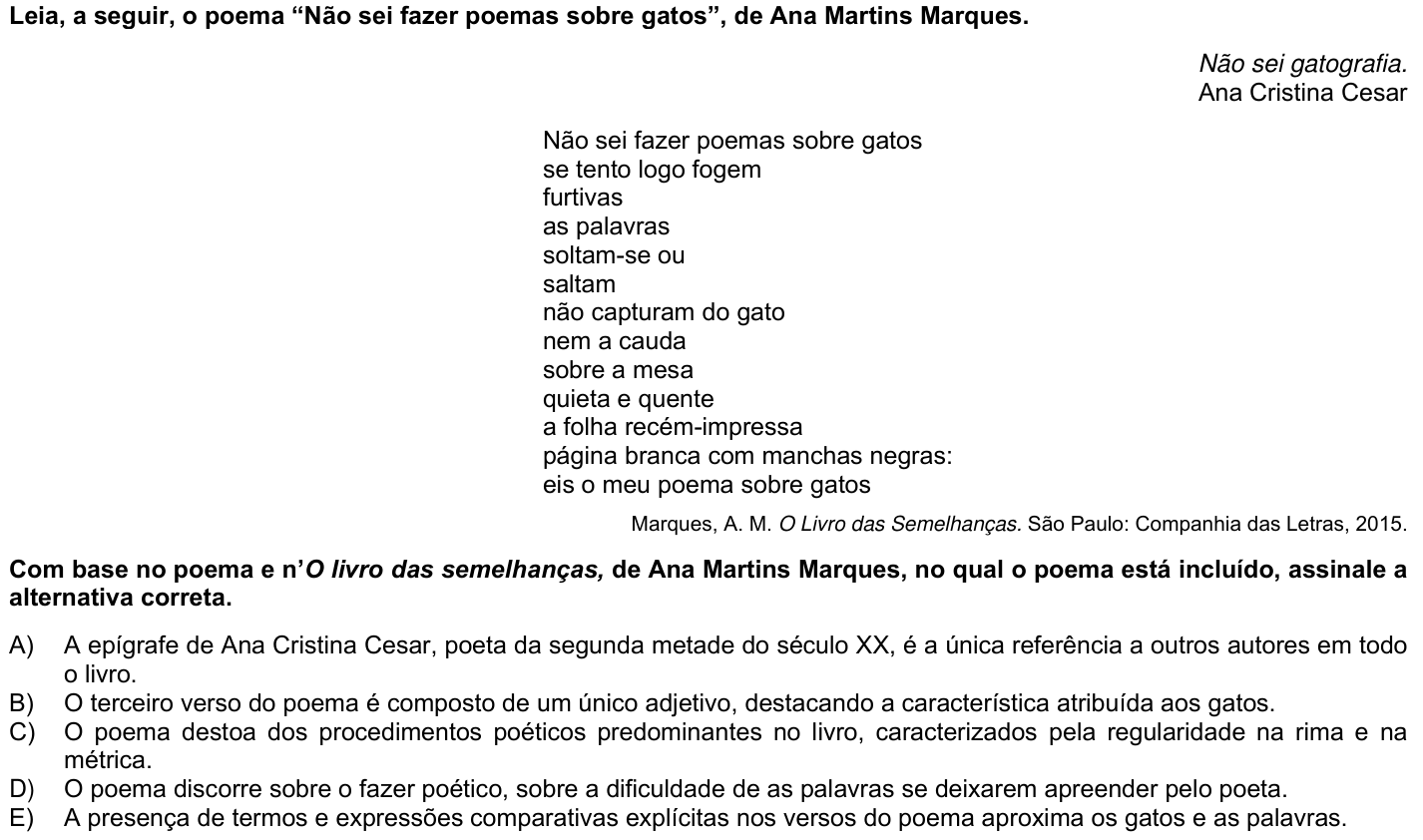 Questão 70 no caderno 1ª fase da UFPR 2026