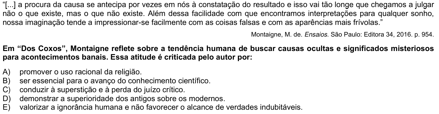 Questão 74 no caderno 1ª fase da UFPR 2026