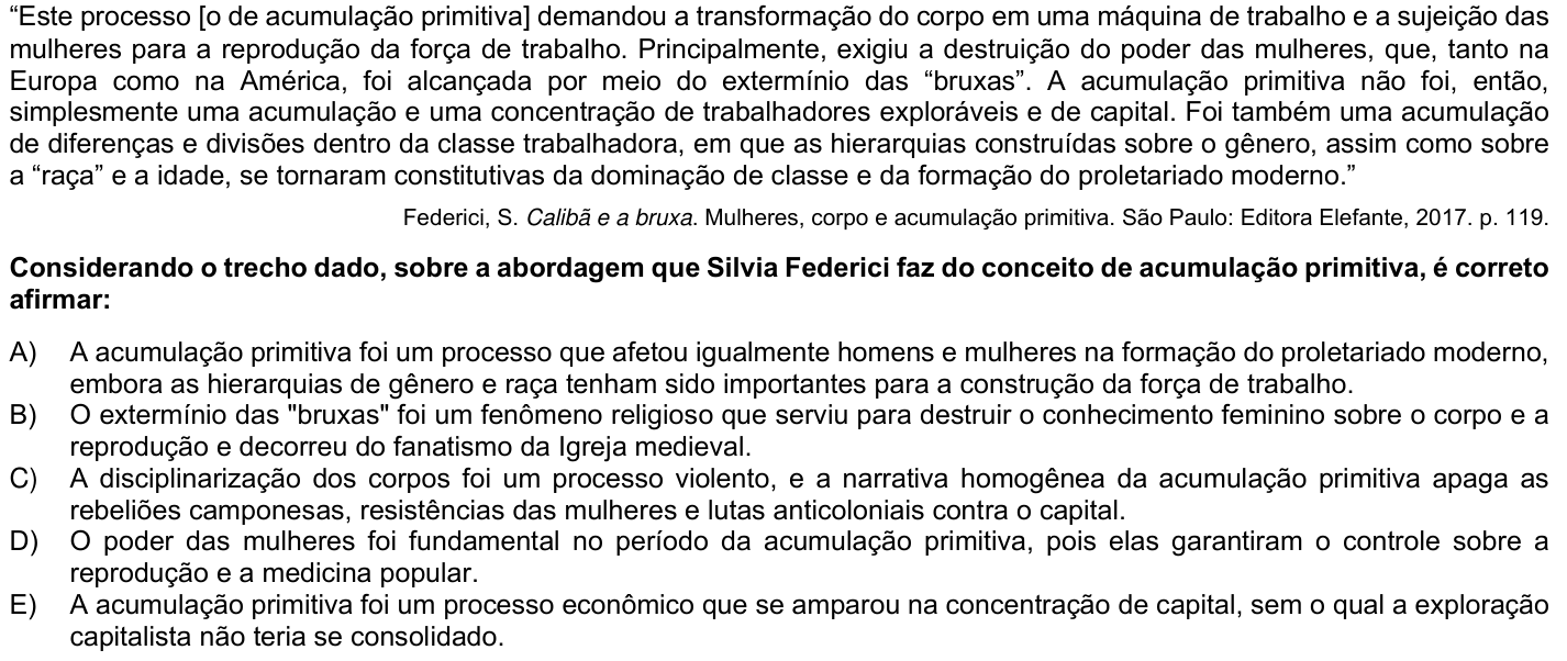 Questão 82 no caderno 1ª fase da UFPR 2026