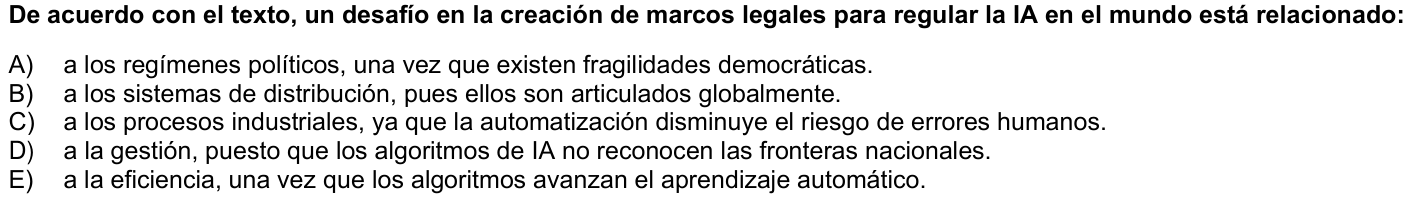 Questão 84 no caderno 1ª fase da UFPR 2026