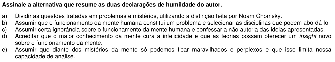 Questão 33 no caderno 1ª fase da UFPR 2012