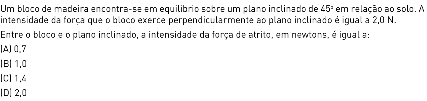 Questão 41 no caderno 1º Exame de Qualificação da UERJ 2013