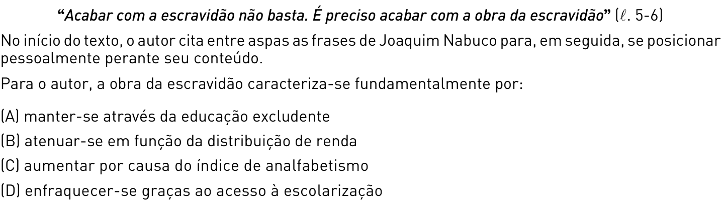 Questão 5 no caderno 2º Exame de Qualificação da UERJ 2013