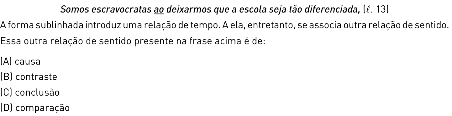 Questão 8 no caderno 2º Exame de Qualificação da UERJ 2013