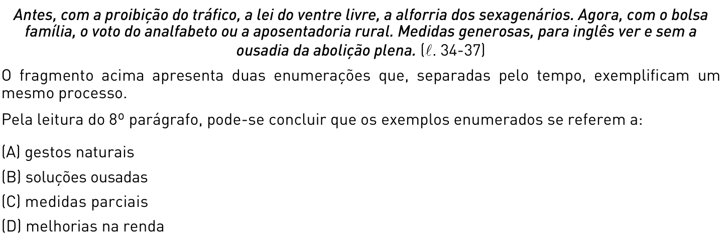 Questão 9 no caderno 2º Exame de Qualificação da UERJ 2013