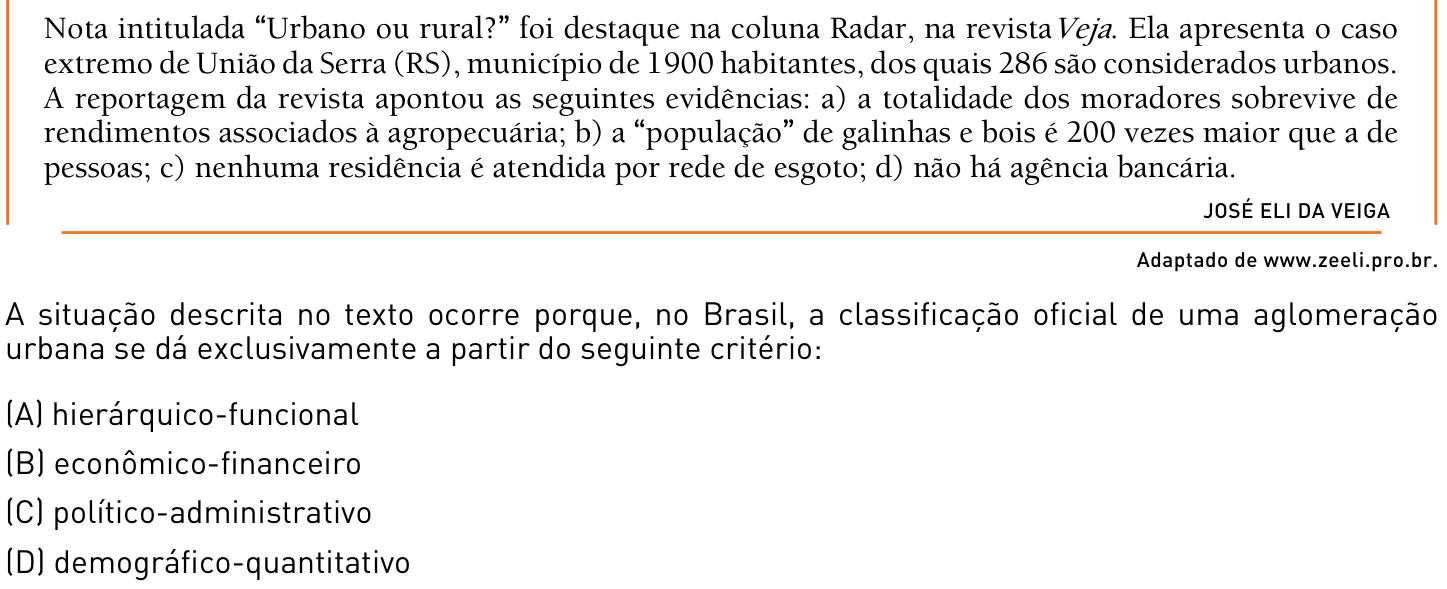 Questão 56 no caderno 2º Exame de Qualificação da UERJ 2013