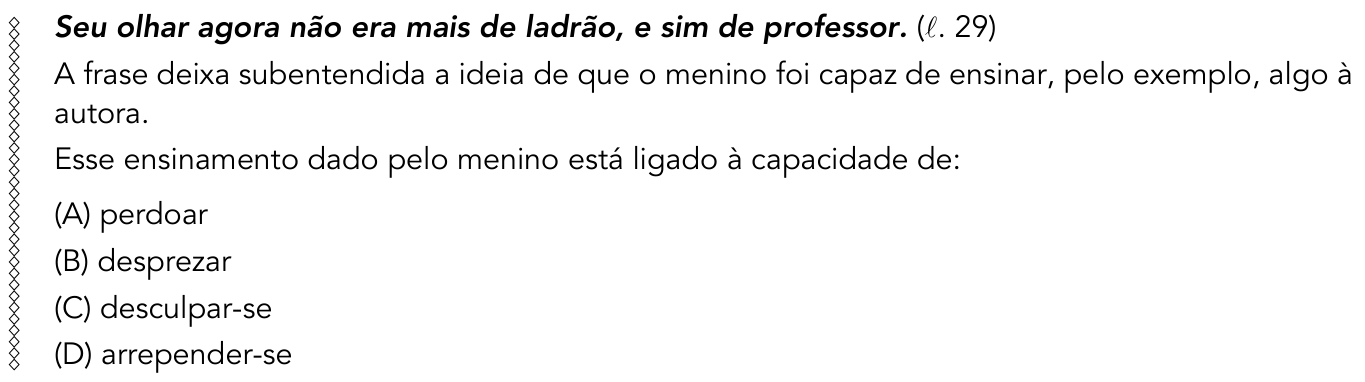 Questão 11 no caderno 1º Exame de Qualificação da UERJ 2015