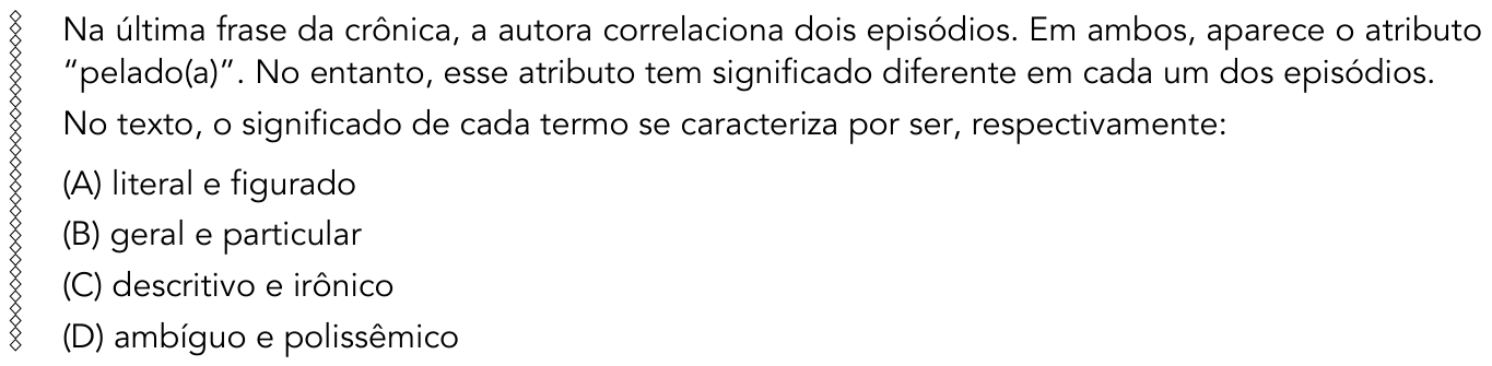 Questão 12 no caderno 1º Exame de Qualificação da UERJ 2015
