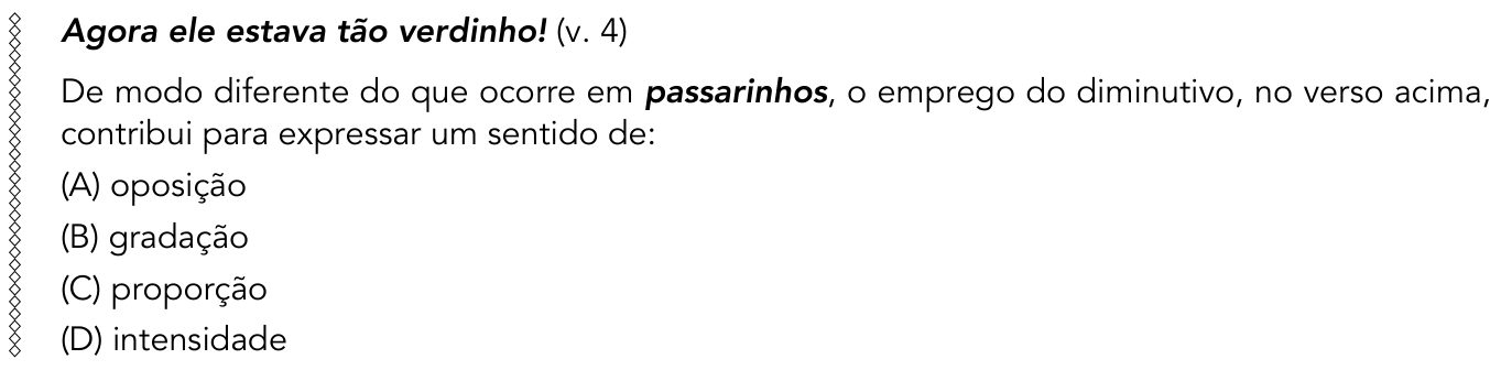 Questão 15 no caderno 1º Exame de Qualificação da UERJ 2015
