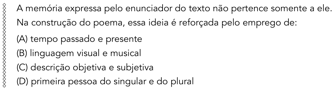 Questão 16 no caderno 1º Exame de Qualificação da UERJ 2015