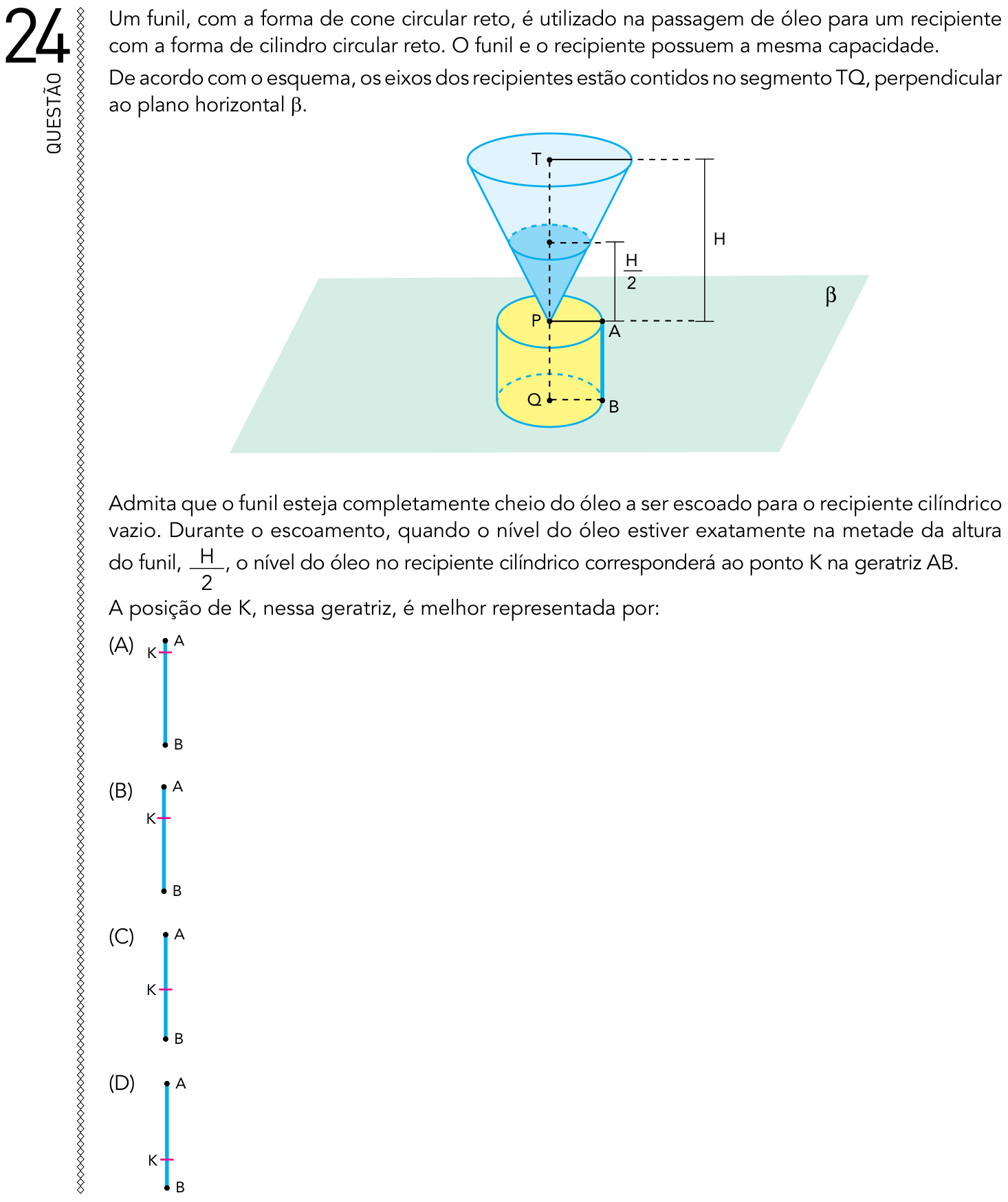 Questão 24 no caderno 1º Exame de Qualificação da UERJ 2015