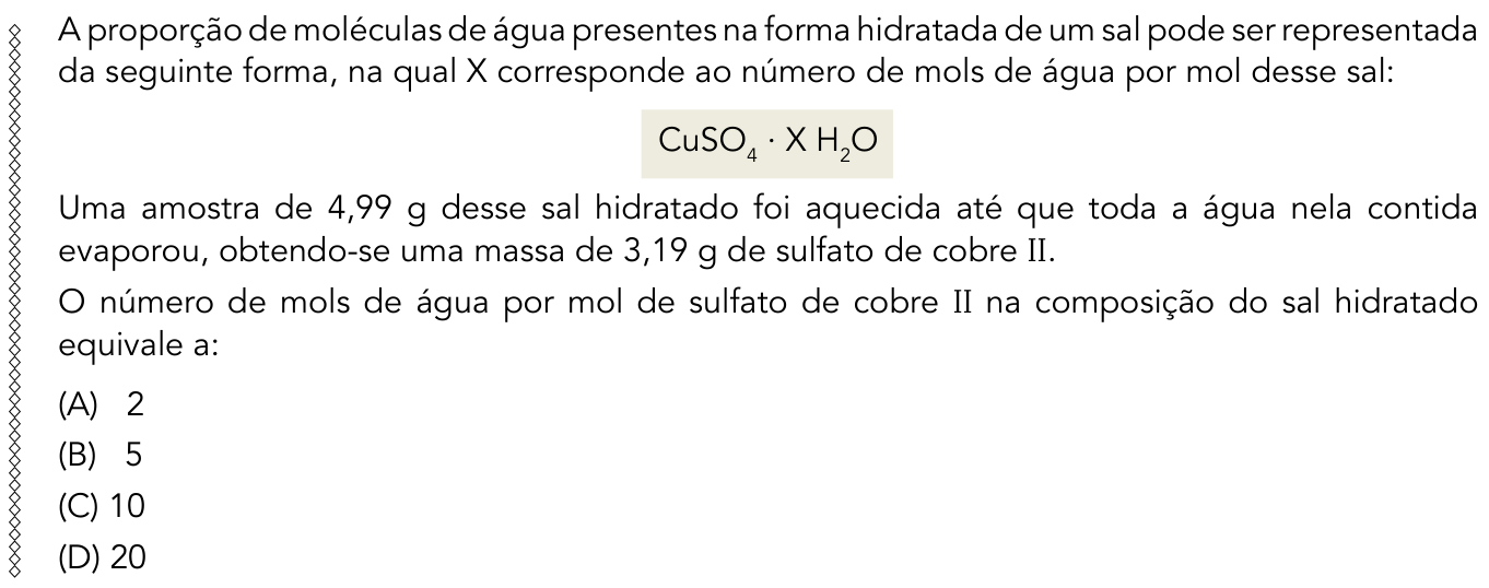 Questão 42 no caderno 1º Exame de Qualificação da UERJ 2015