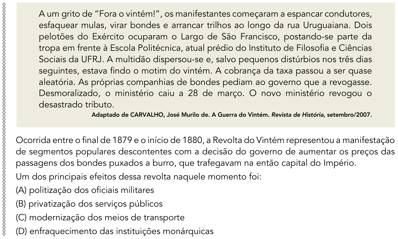 Questão 46 no caderno 1º Exame de Qualificação da UERJ 2015