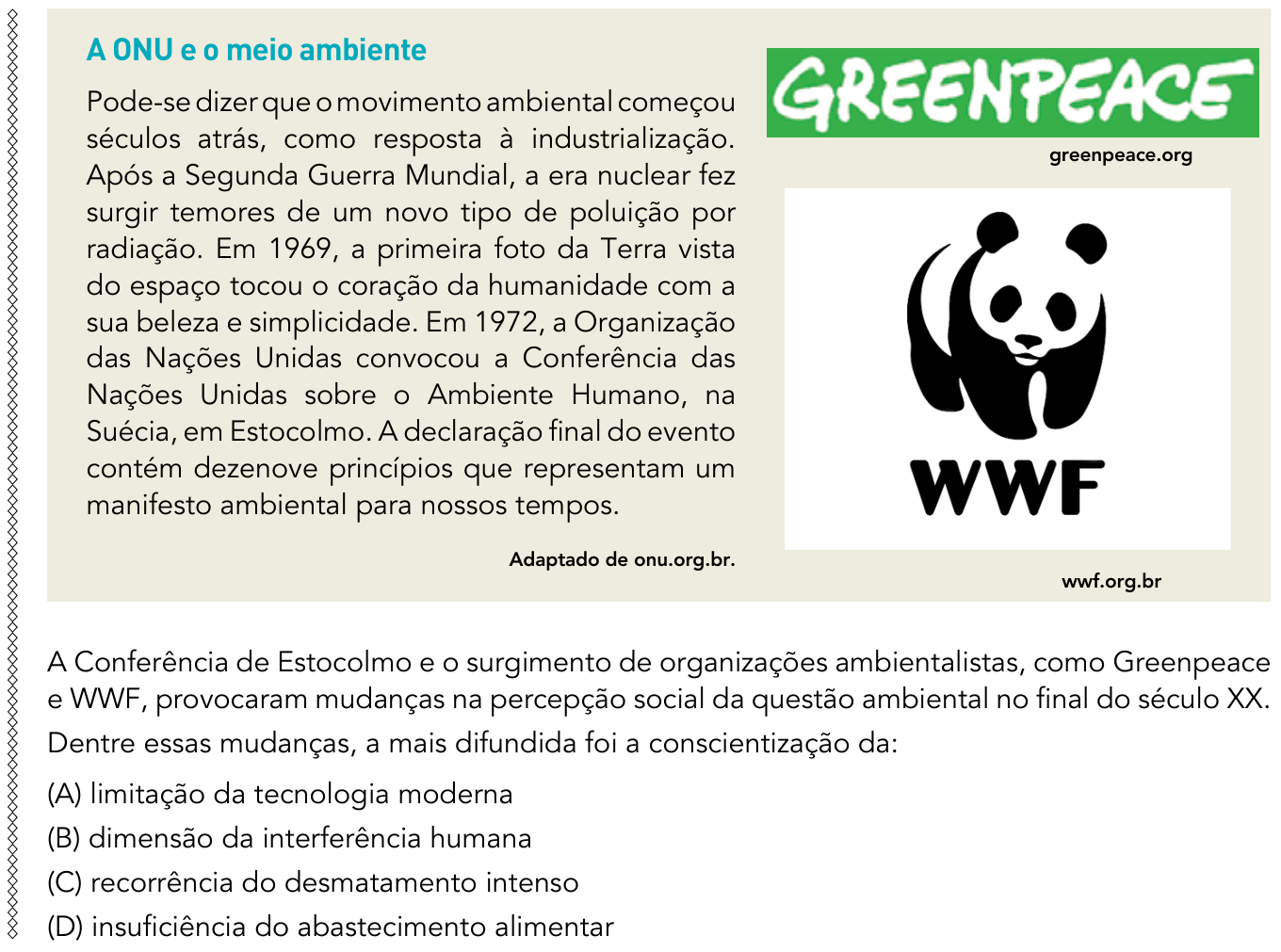 Questão 50 no caderno 1º Exame de Qualificação da UERJ 2015