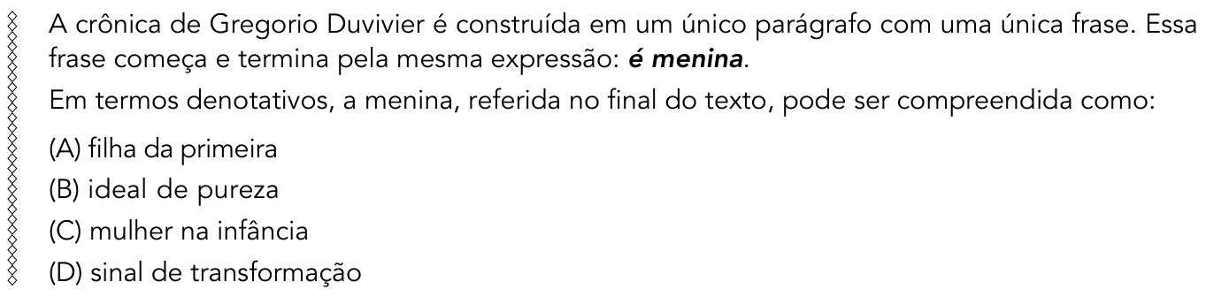 Questão 8 no caderno 2º Exame de Qualificação da UERJ 2015