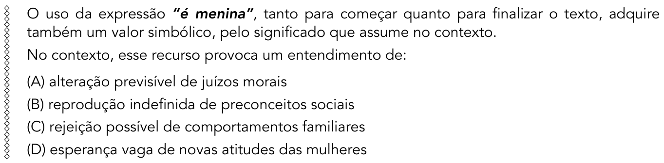 Questão 9 no caderno 2º Exame de Qualificação da UERJ 2015