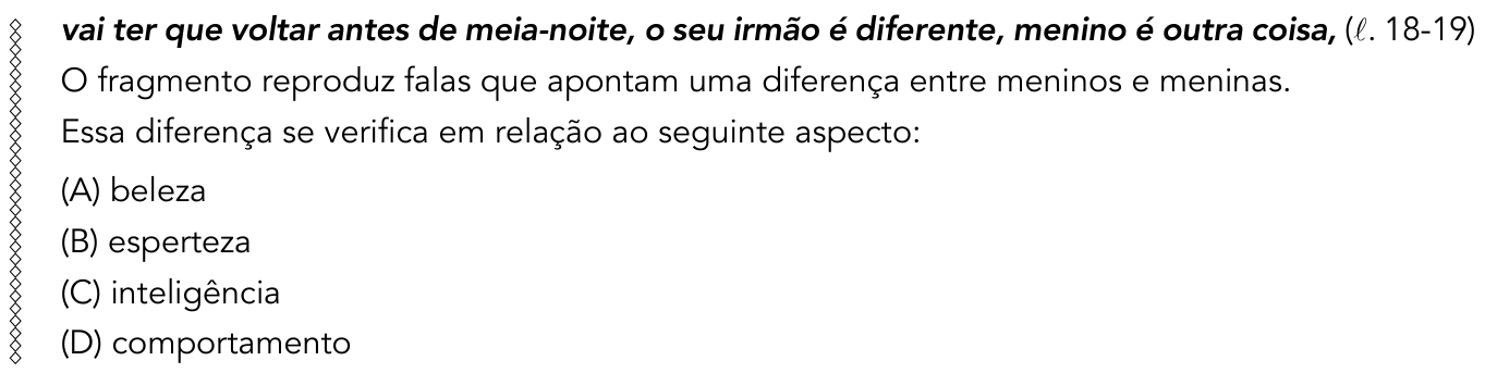 Questão 10 no caderno 2º Exame de Qualificação da UERJ 2015