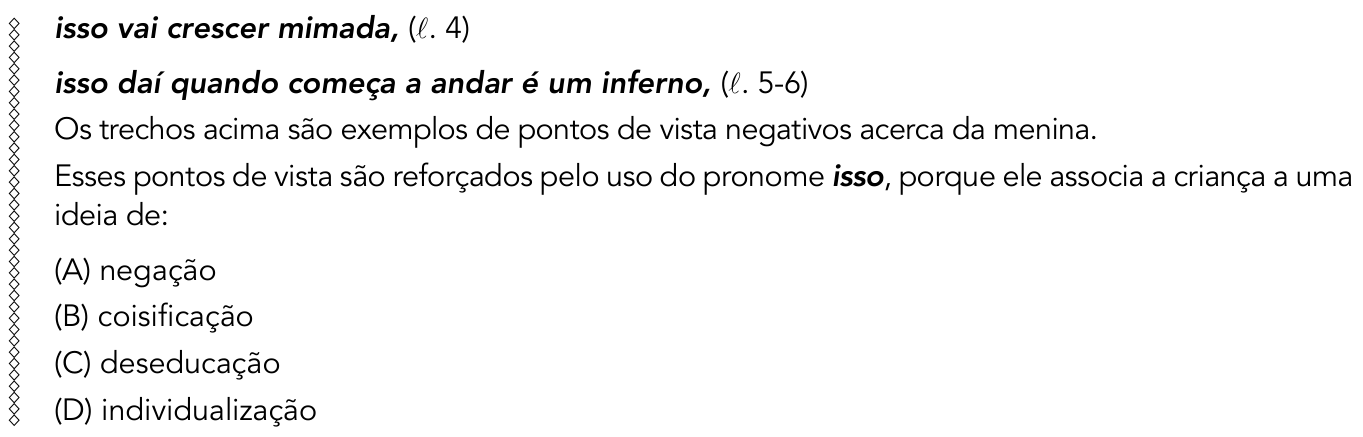 Questão 11 no caderno 2º Exame de Qualificação da UERJ 2015
