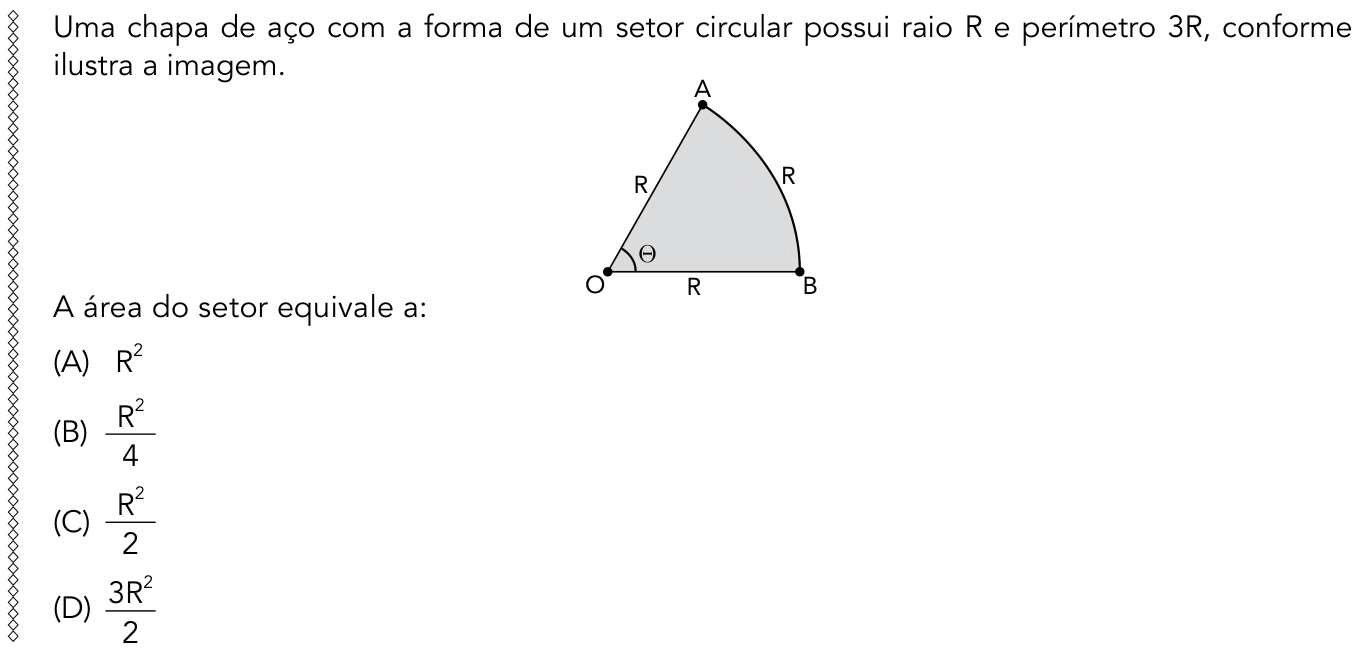 Questão 24 no caderno 2º Exame de Qualificação da UERJ 2015