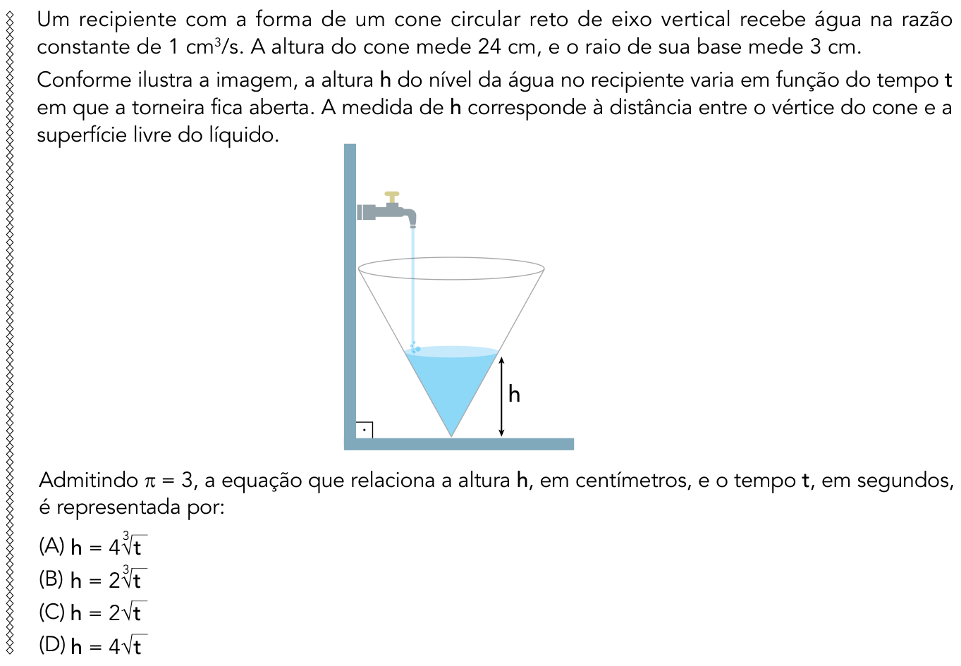Questão 28 no caderno 2º Exame de Qualificação da UERJ 2015