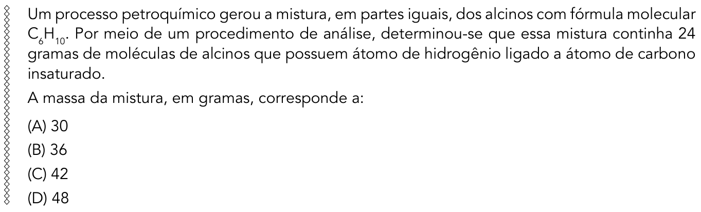Questão 36 no caderno 2º Exame de Qualificação da UERJ 2015