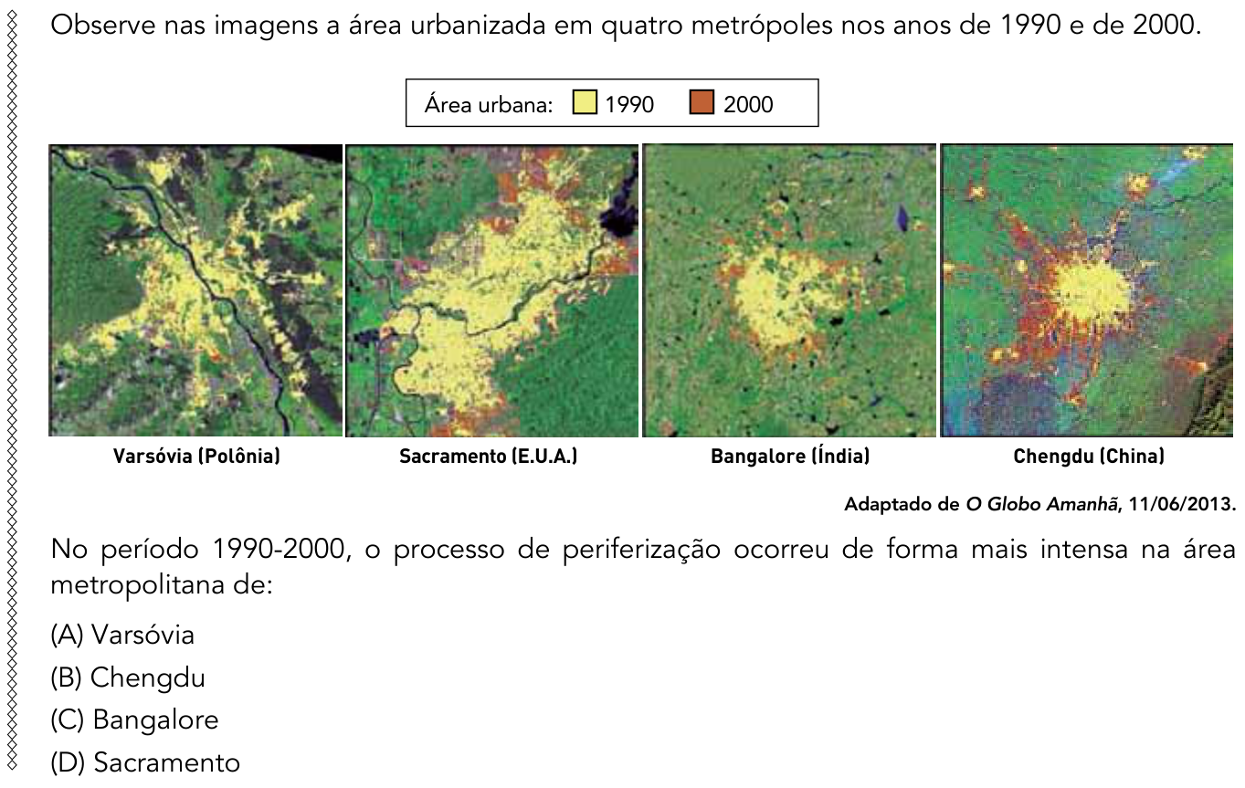 Questão 48 no caderno 2º Exame de Qualificação da UERJ 2015