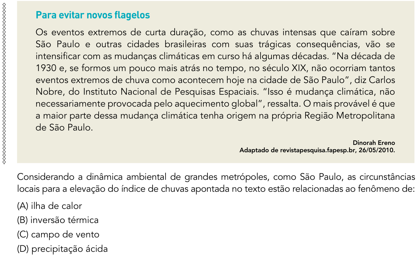 Questão 55 no caderno 2º Exame de Qualificação da UERJ 2015