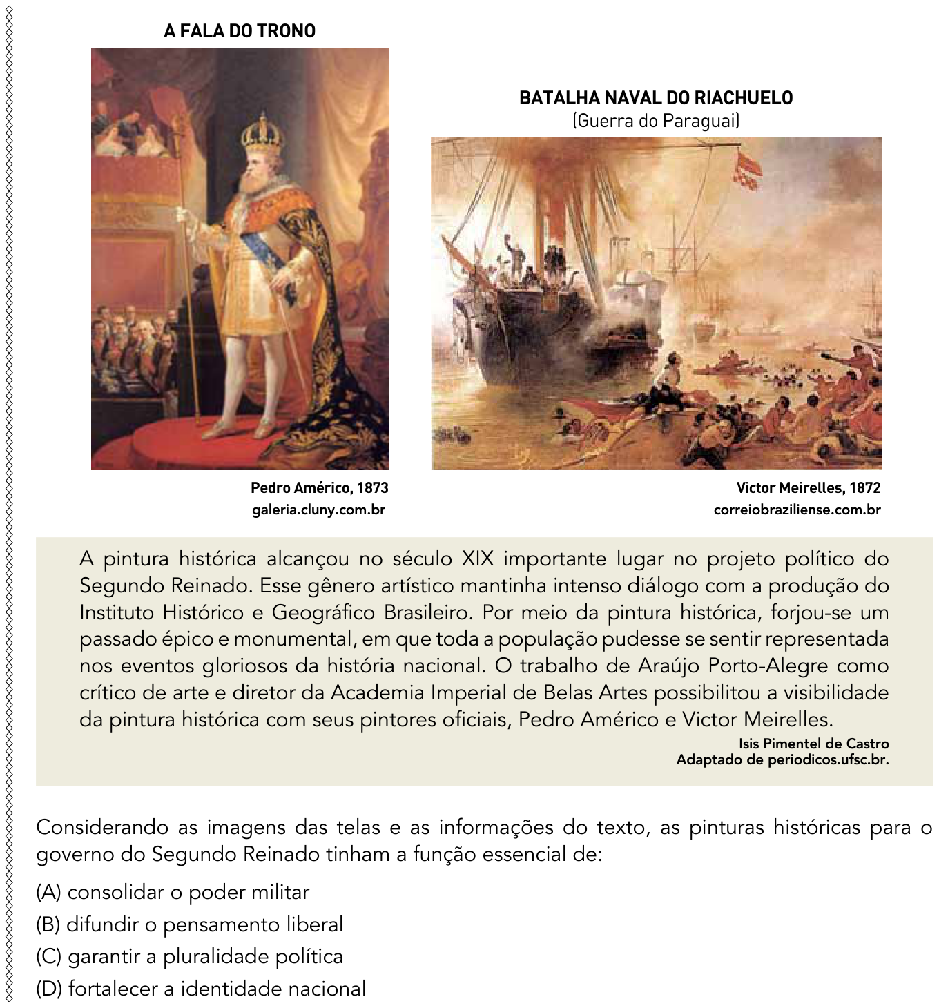 Questão 59 no caderno 2º Exame de Qualificação da UERJ 2015