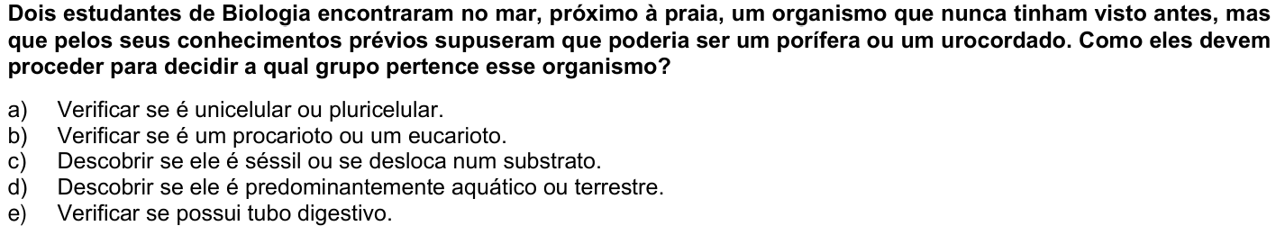 Questão 21 no caderno 1ª fase da UFPR 2010