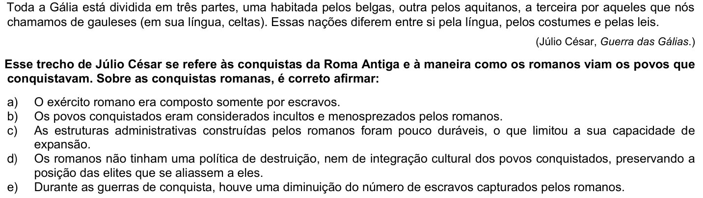 Questão 39 no caderno 1ª fase da UFPR 2010