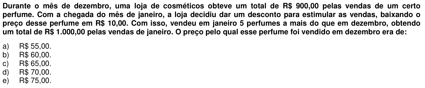 Questão 24 no caderno 1ª fase da UFPR 2011