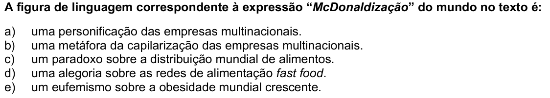 Questão 9 no caderno 1ª fase · Inglês da UFPR 2021